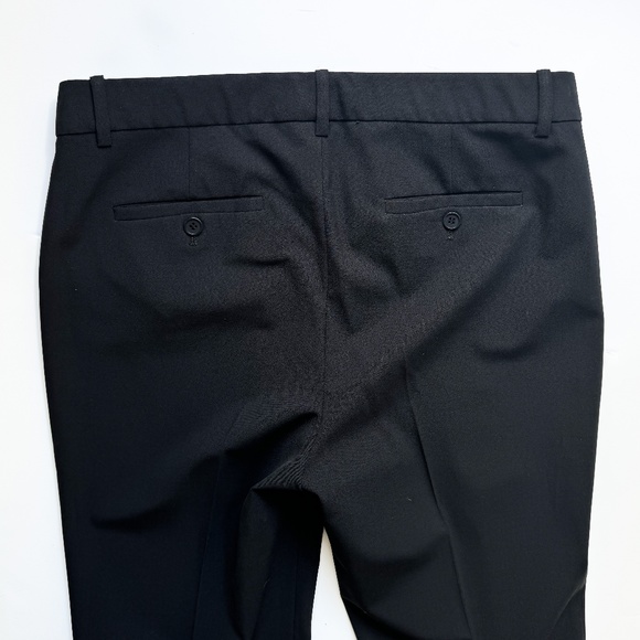 THEORY Custom Max 2 Stretch Wool Blend Trouser Pants Black Size 10 - Picture 6 of 13